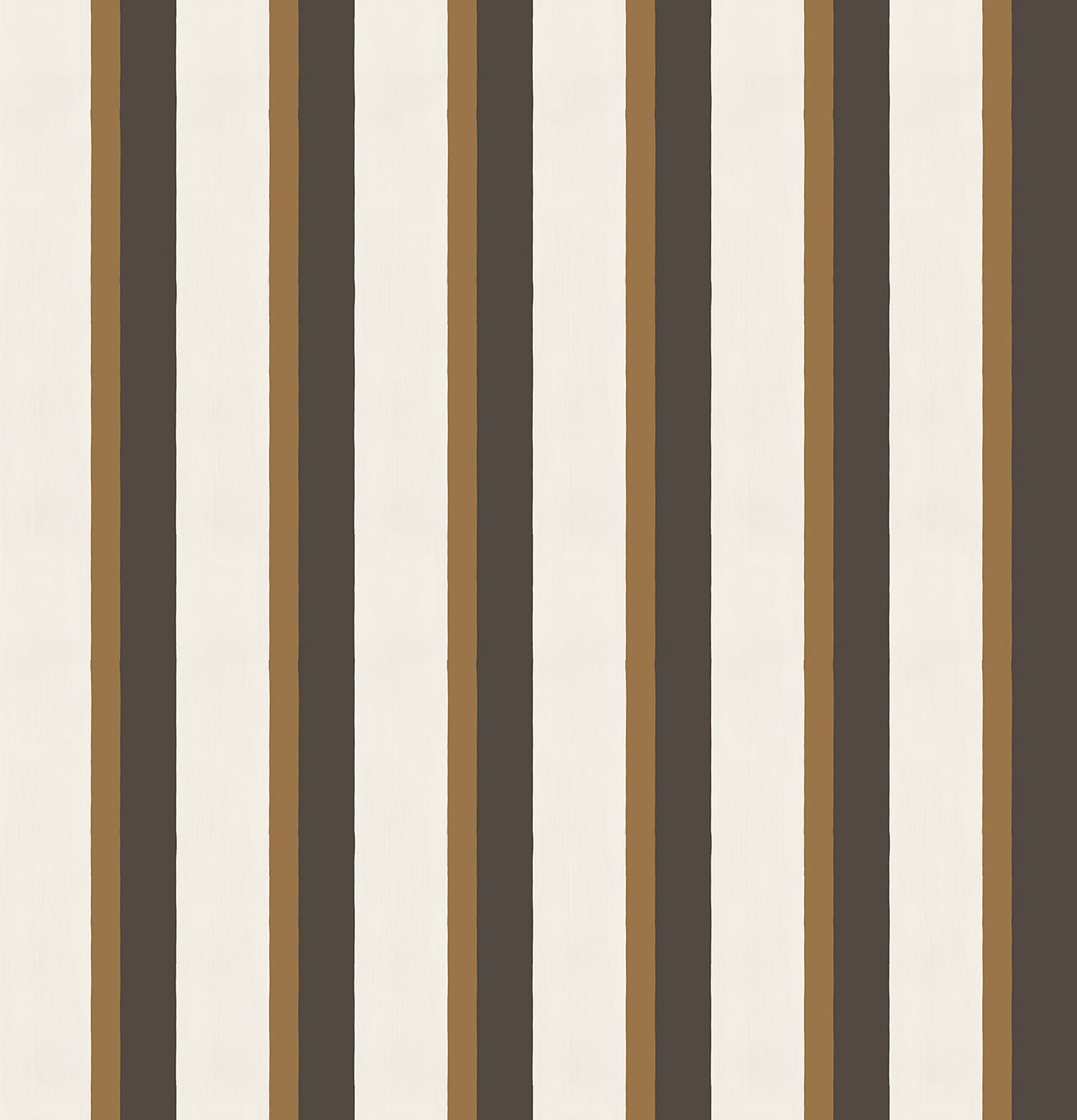 Off White, Tan and Black Stripe Fabric