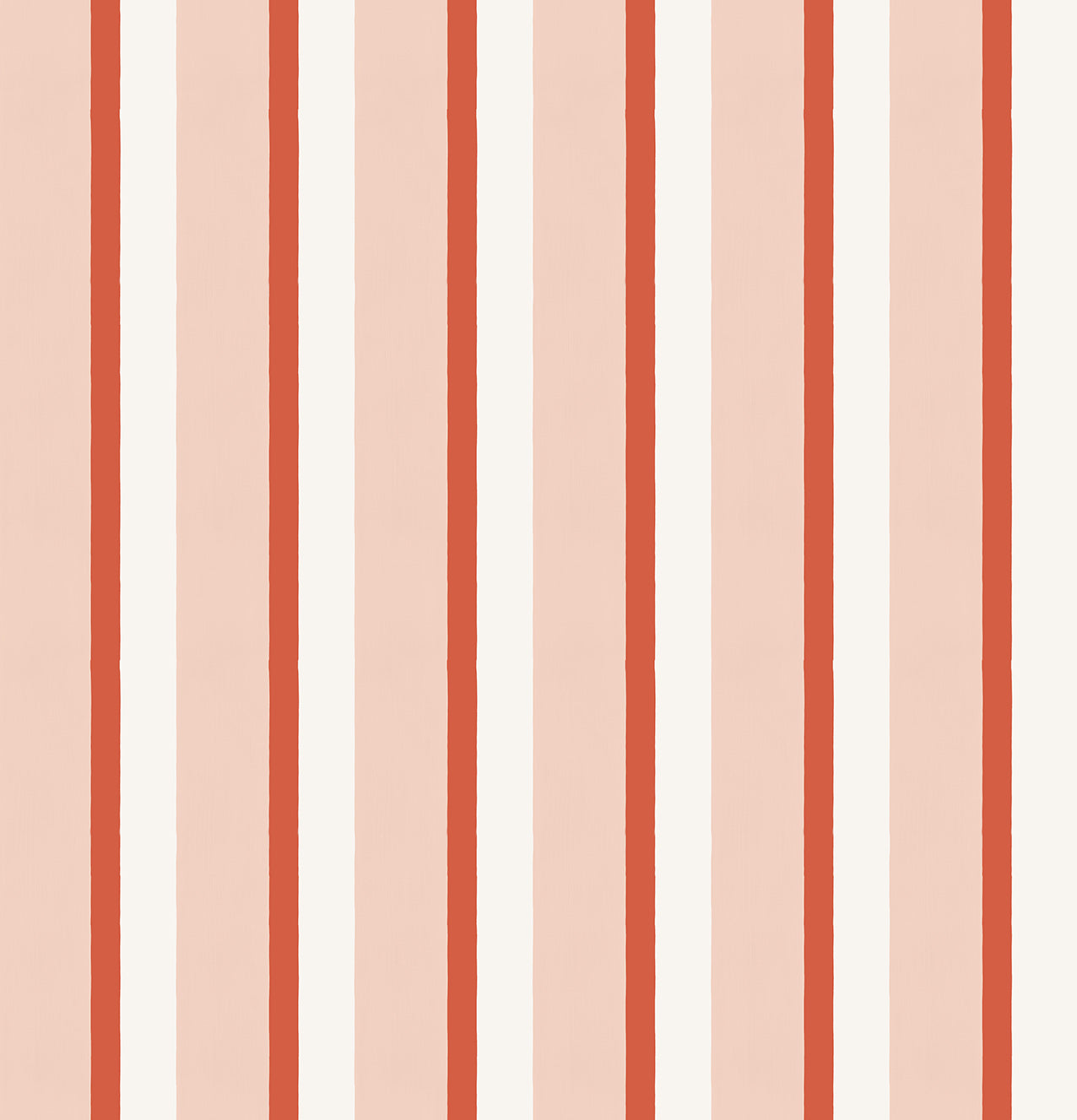 Plaster pink and Red Stripe Fabric