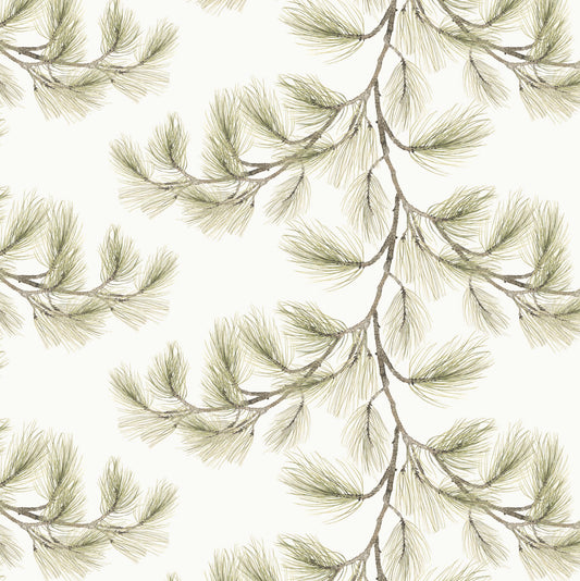 Twisted Fir Green/Cream